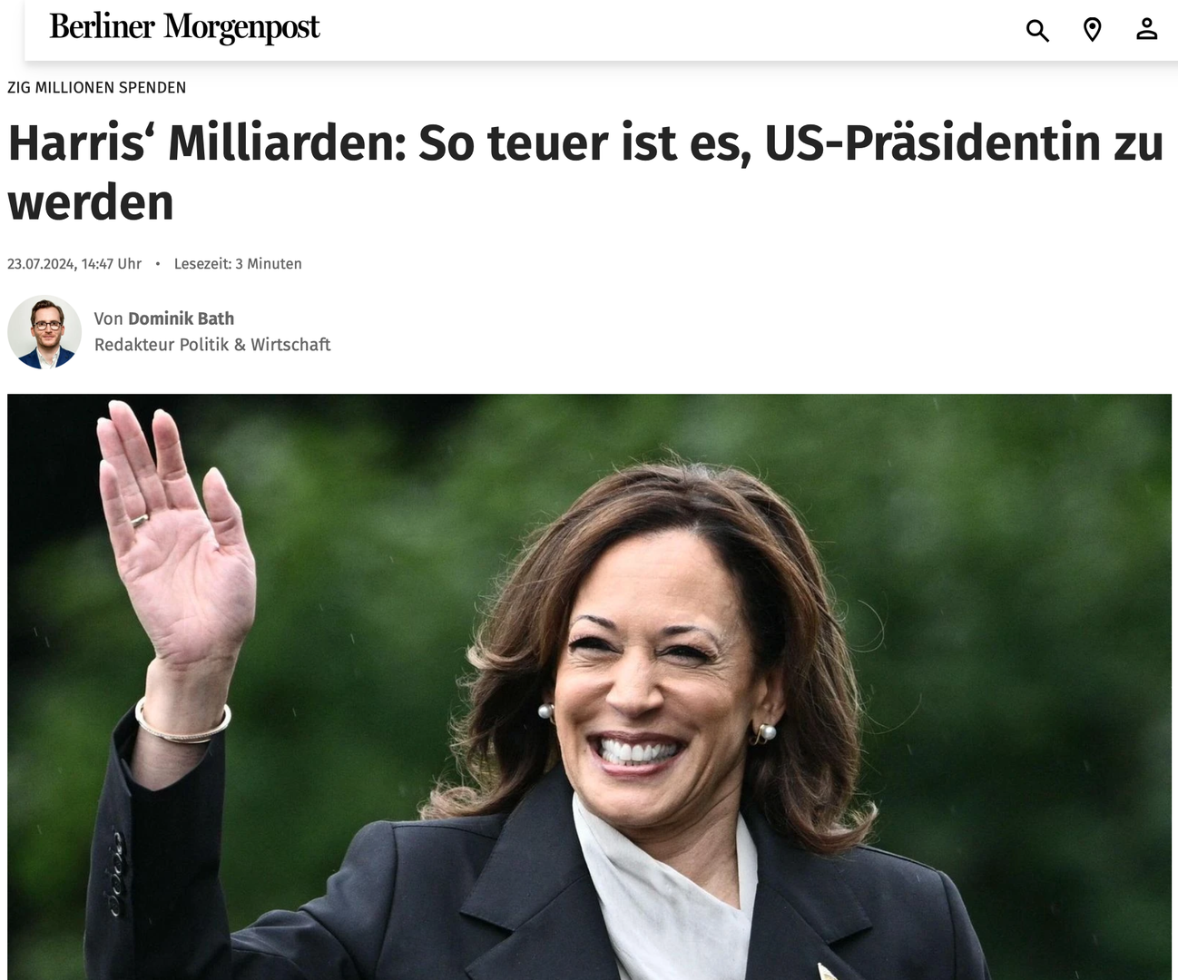 Dr. Nicole Renvert bei der Berliner Morgenpost