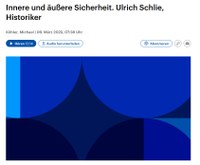 Prof. Dr. Ulrich Schlie im Deutschlandfunk zu den transatlantischen Beziehungen