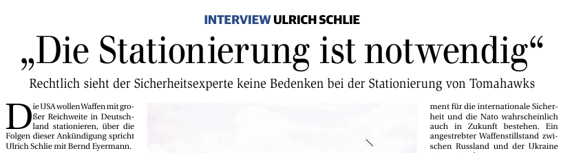 Interview im General-Anzeiger