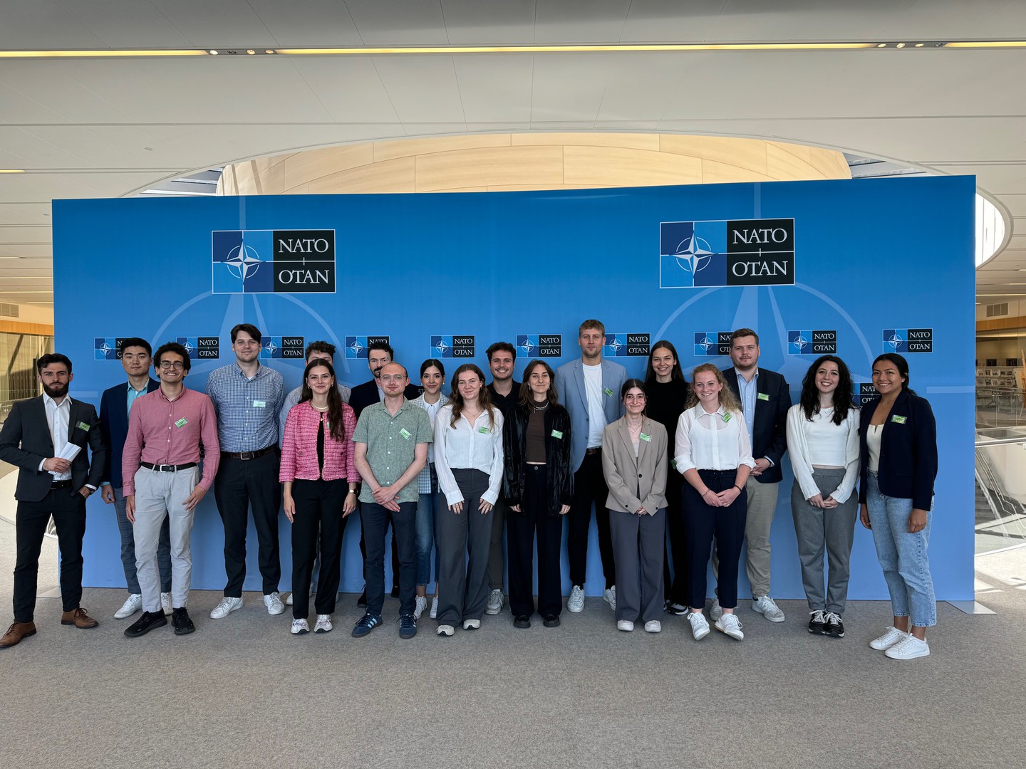 MSIS students on a field trip to NATO Headquarters in June 2024.