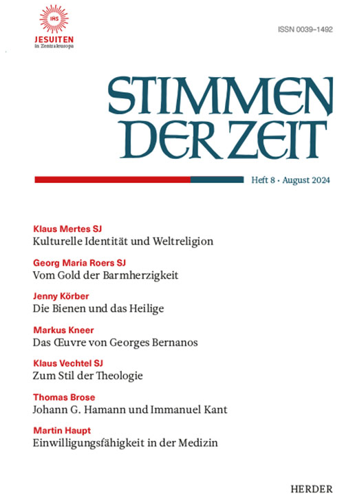 Stimmen der Zeit, Heft 08/2024