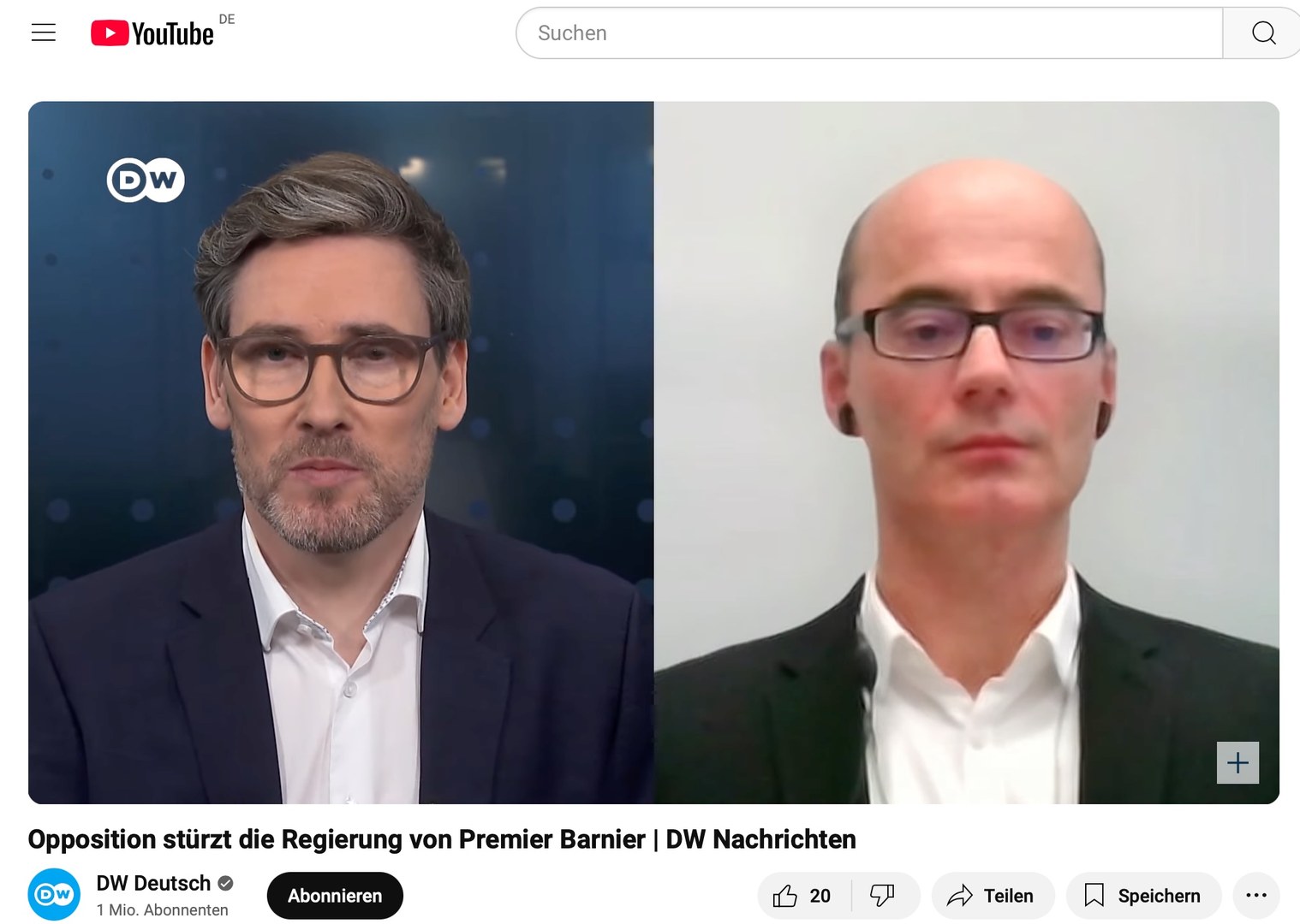 Dr. Charrier in the Deutsche Welle interview